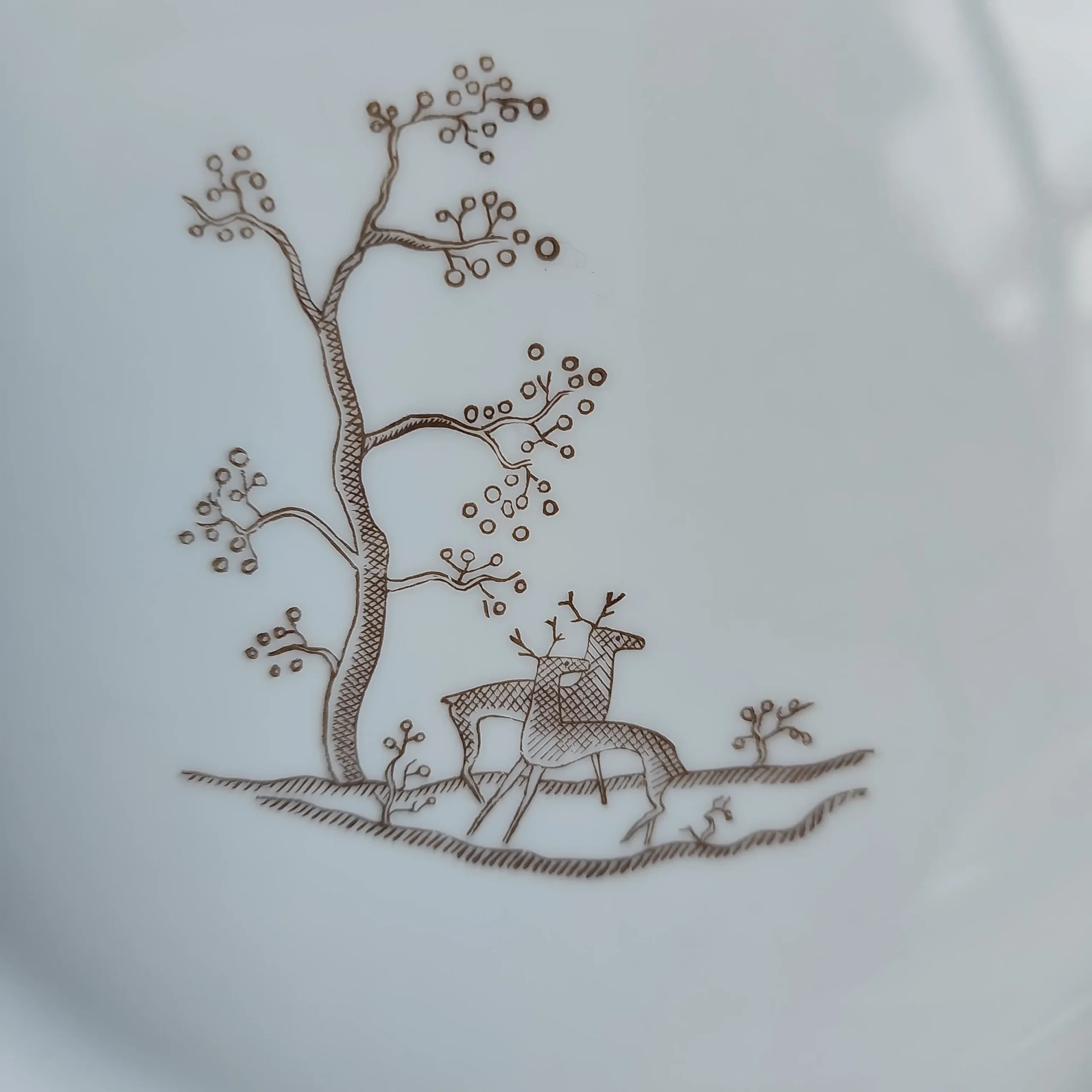 Conjunto de platos renos de FInlandia, para 12 - Imagen 2