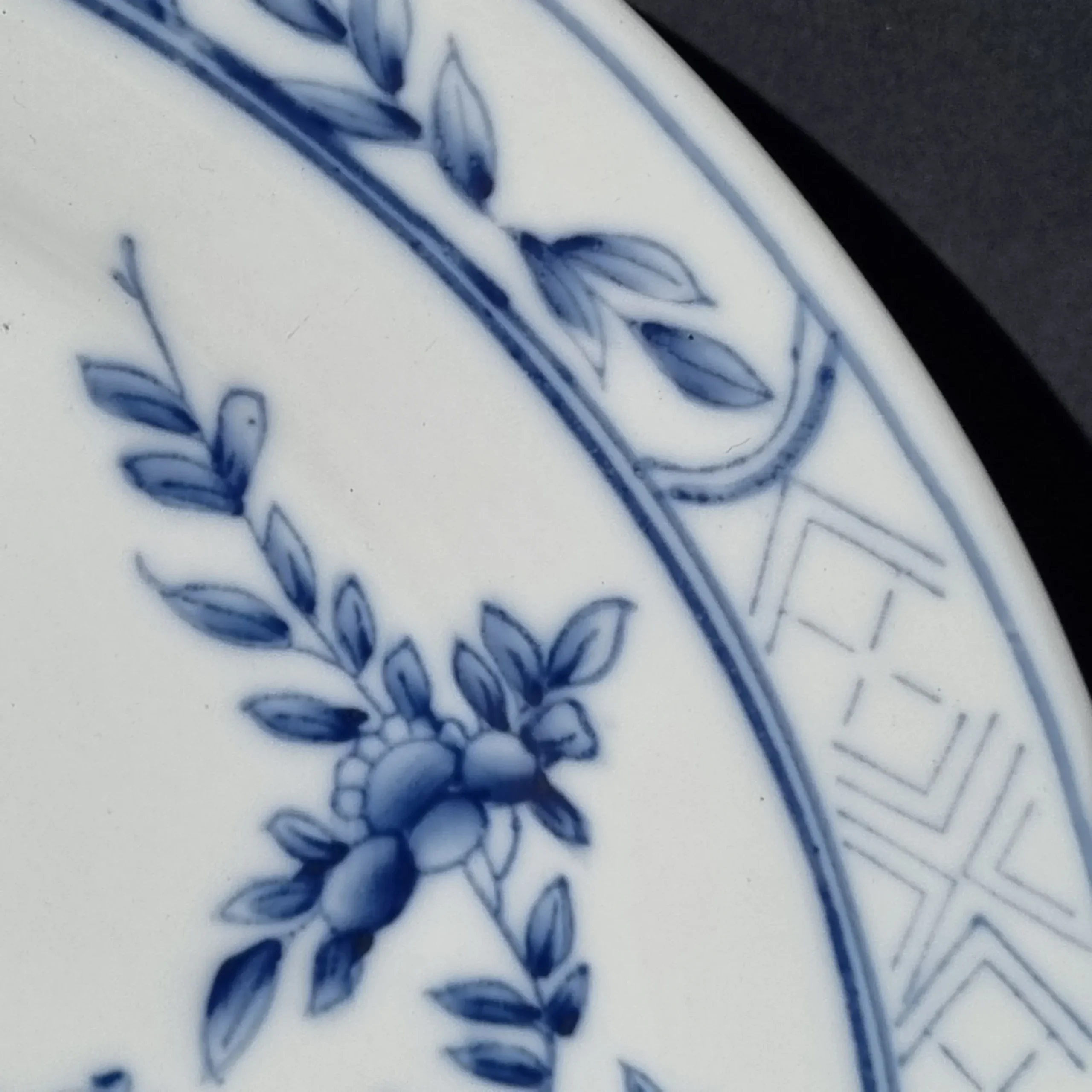 6 bajoplatos de porcelana blue and white - Imagen 2