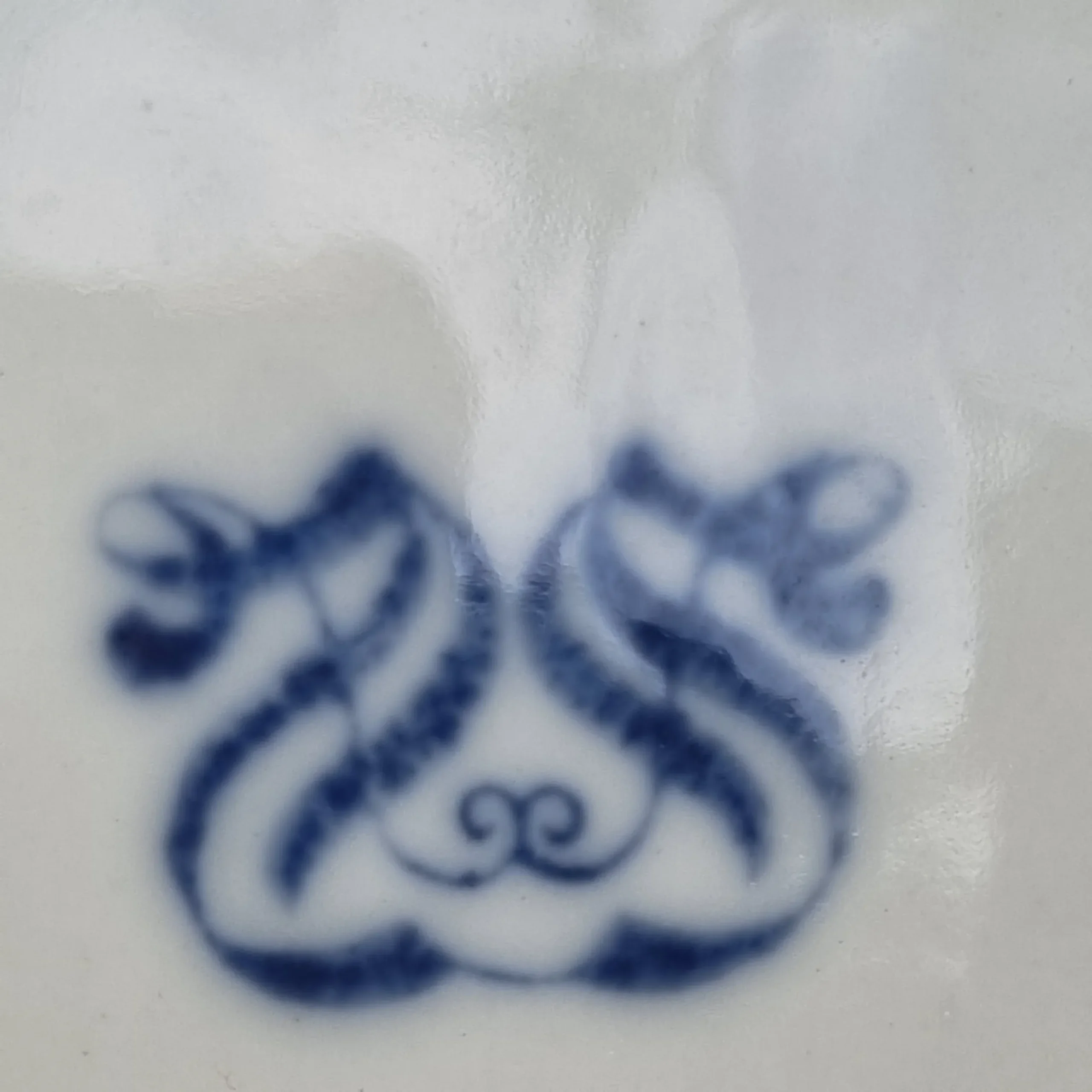 6 bajoplatos de porcelana blue and white - Imagen 5