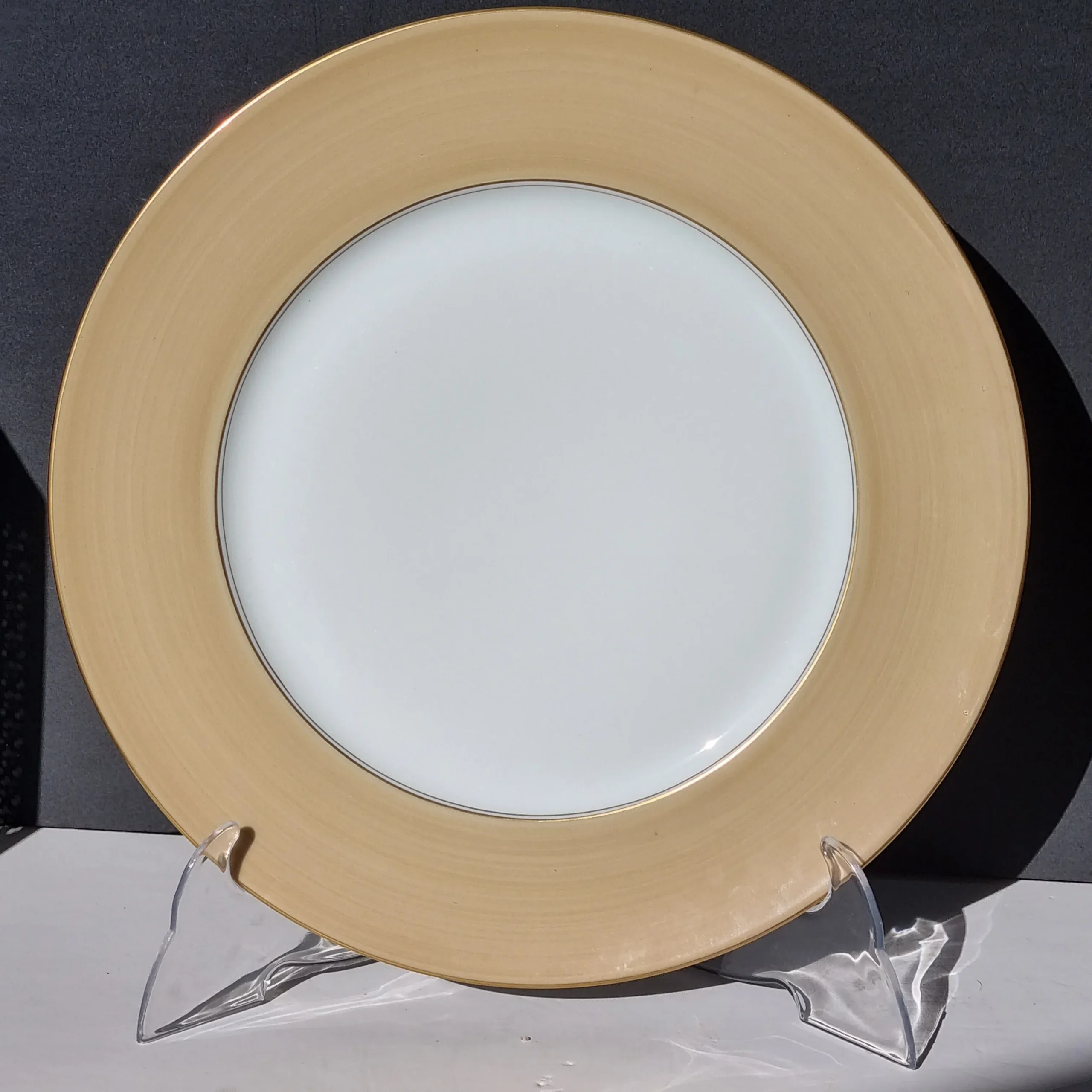 8 lujosos bajoplatos de porcelana Jean Louis Coquet