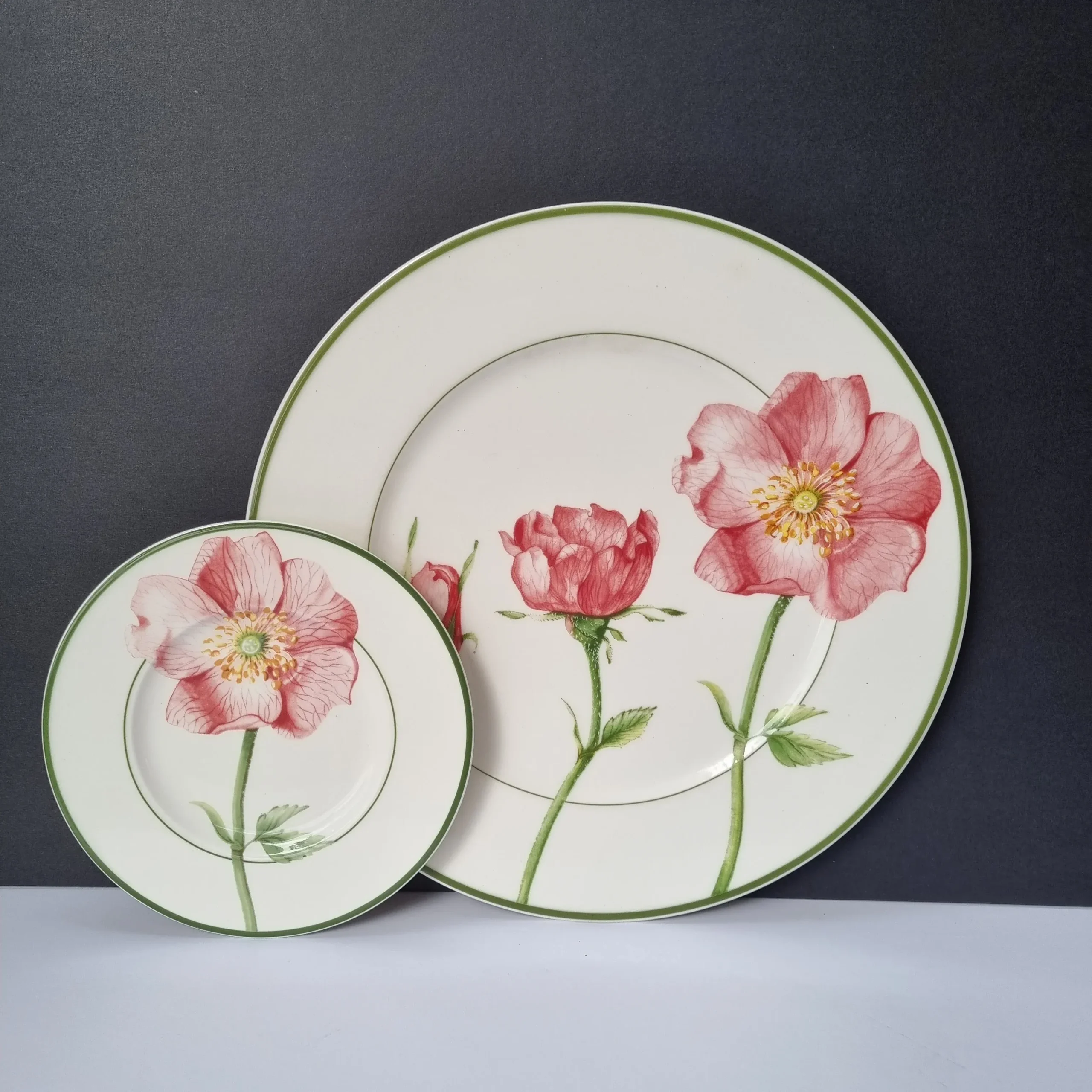 6 Bajoplatos Villeroy & Boch Flora Wildrose - Imagen 4