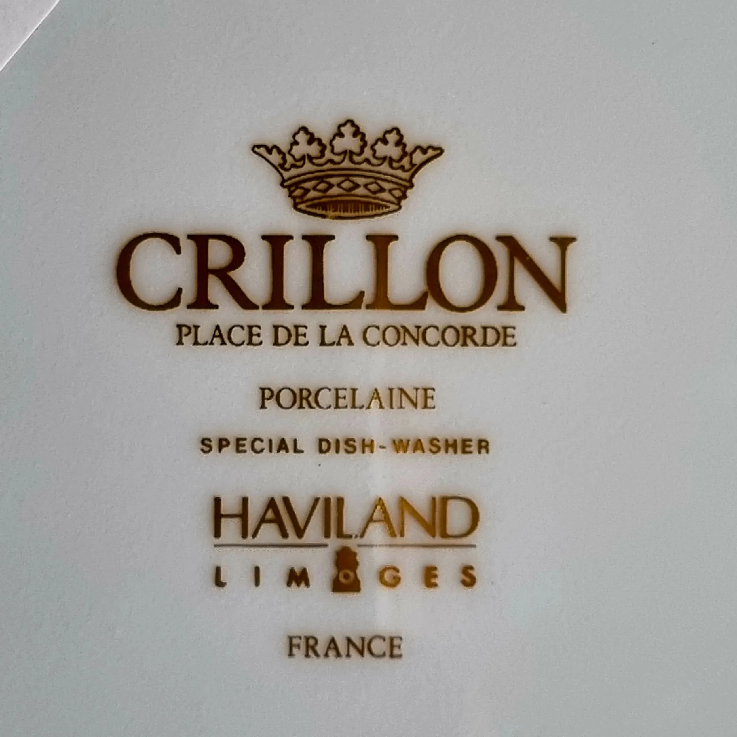 Set de 8 platos procedentes del Hotel Crillon de Paris - Imagen 3