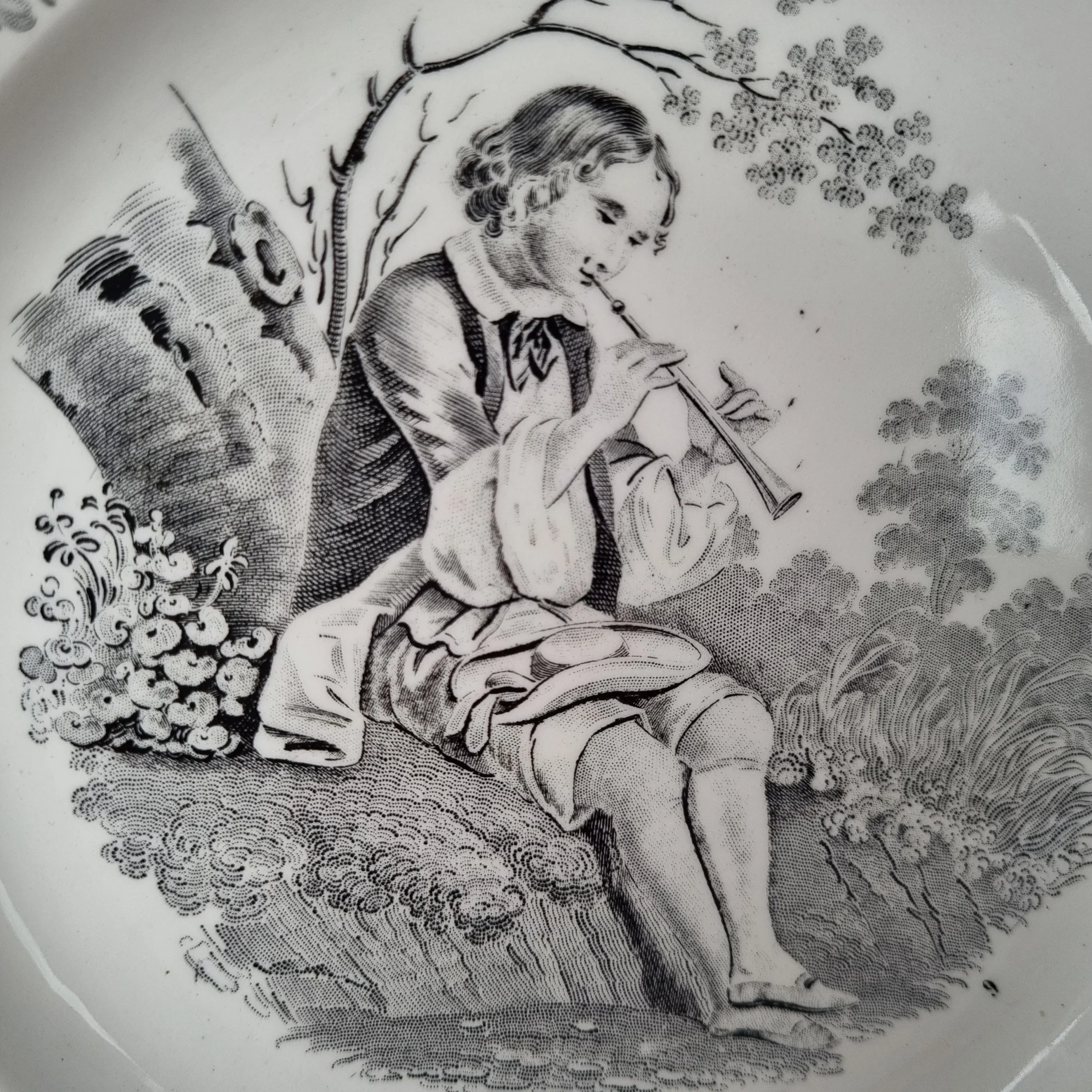 6 platos "parlantes" Creil et Montereau - Imagen 2