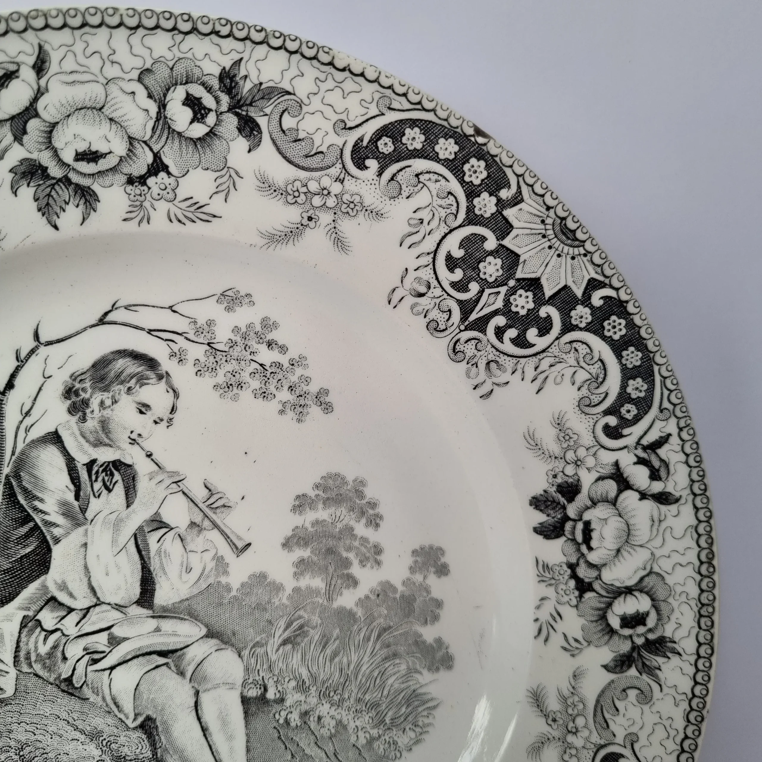 6 platos "parlantes" Creil et Montereau - Imagen 3