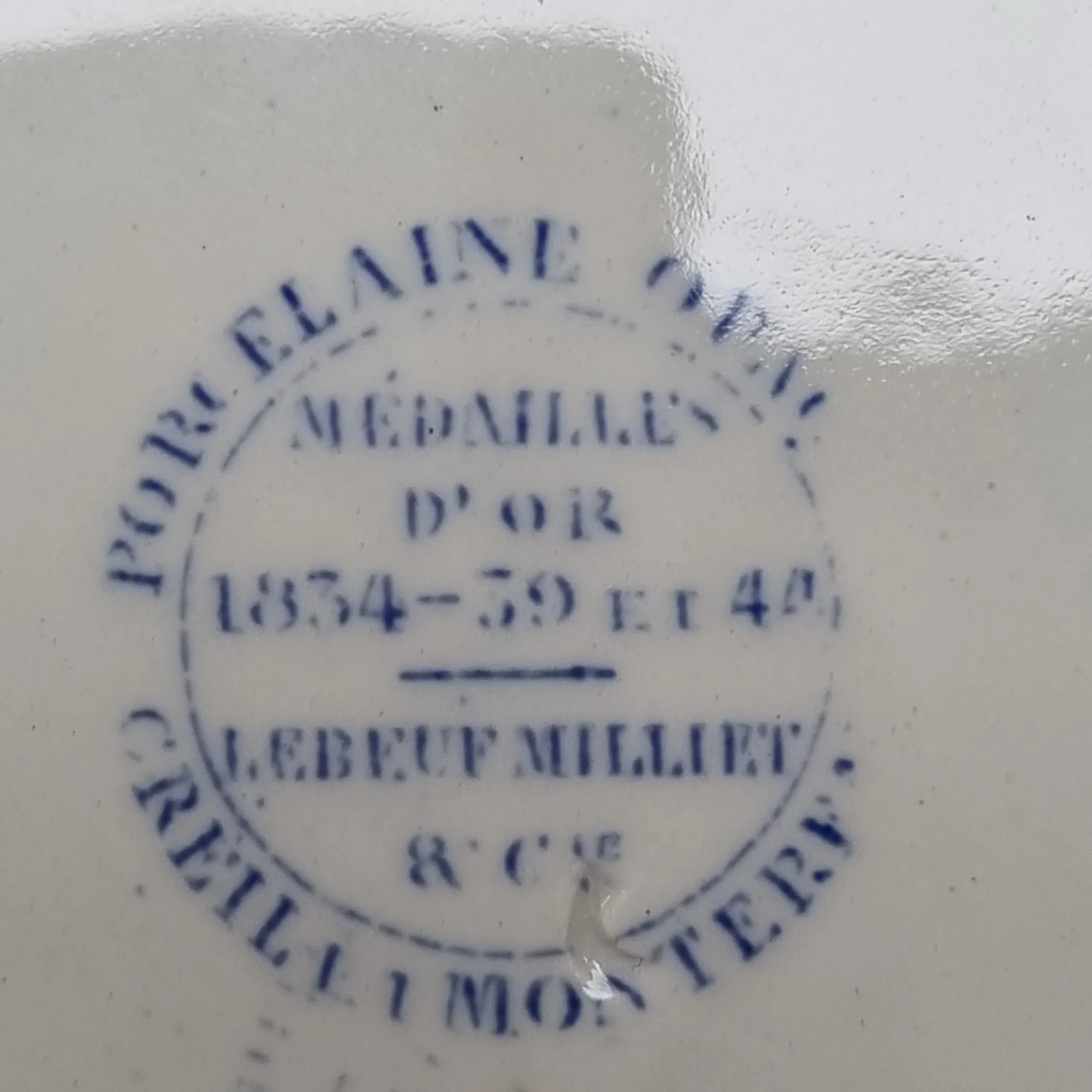 6 platos "parlantes" Creil et Montereau - Imagen 5