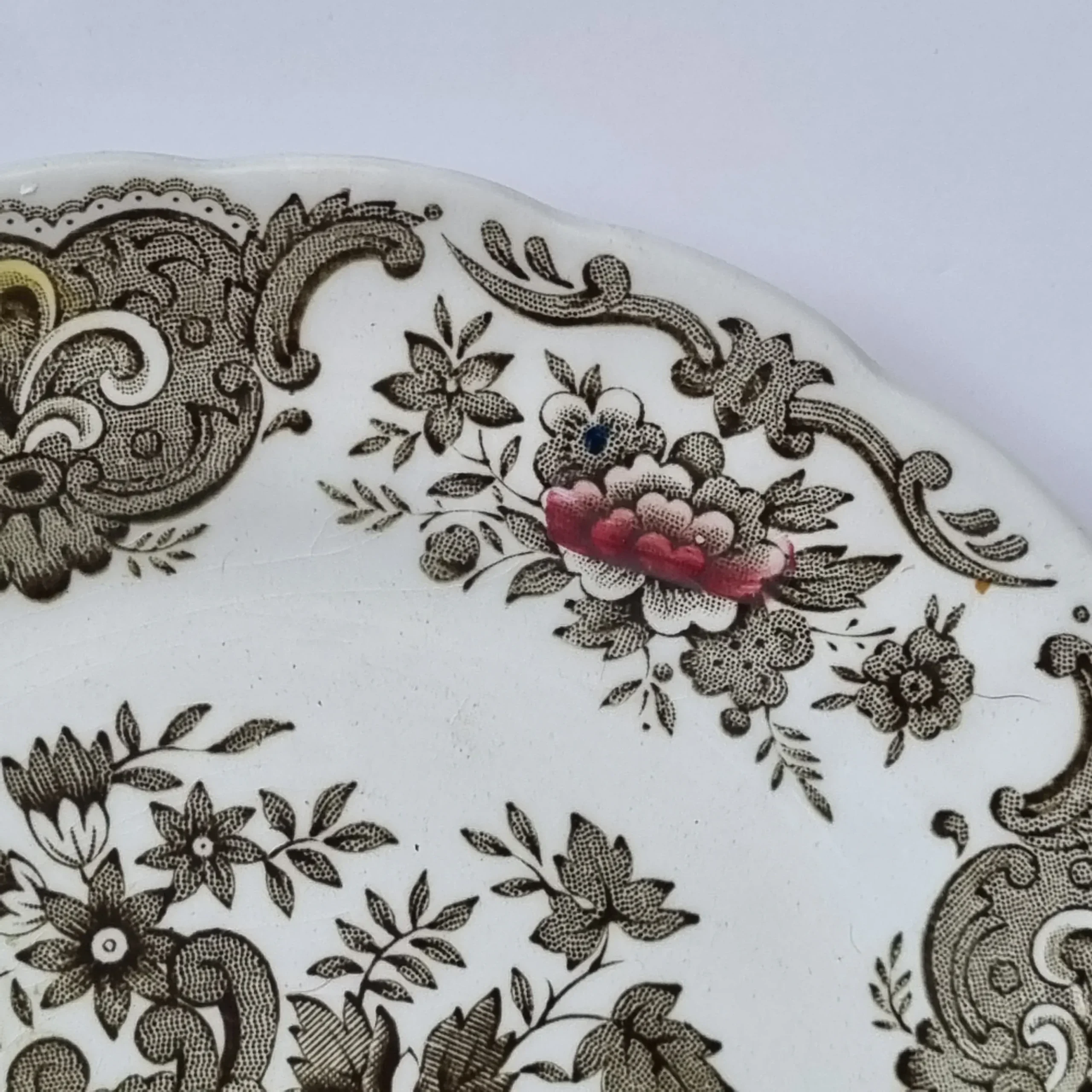 8 platos de repostería Windsor de Ridgway - Imagen 3