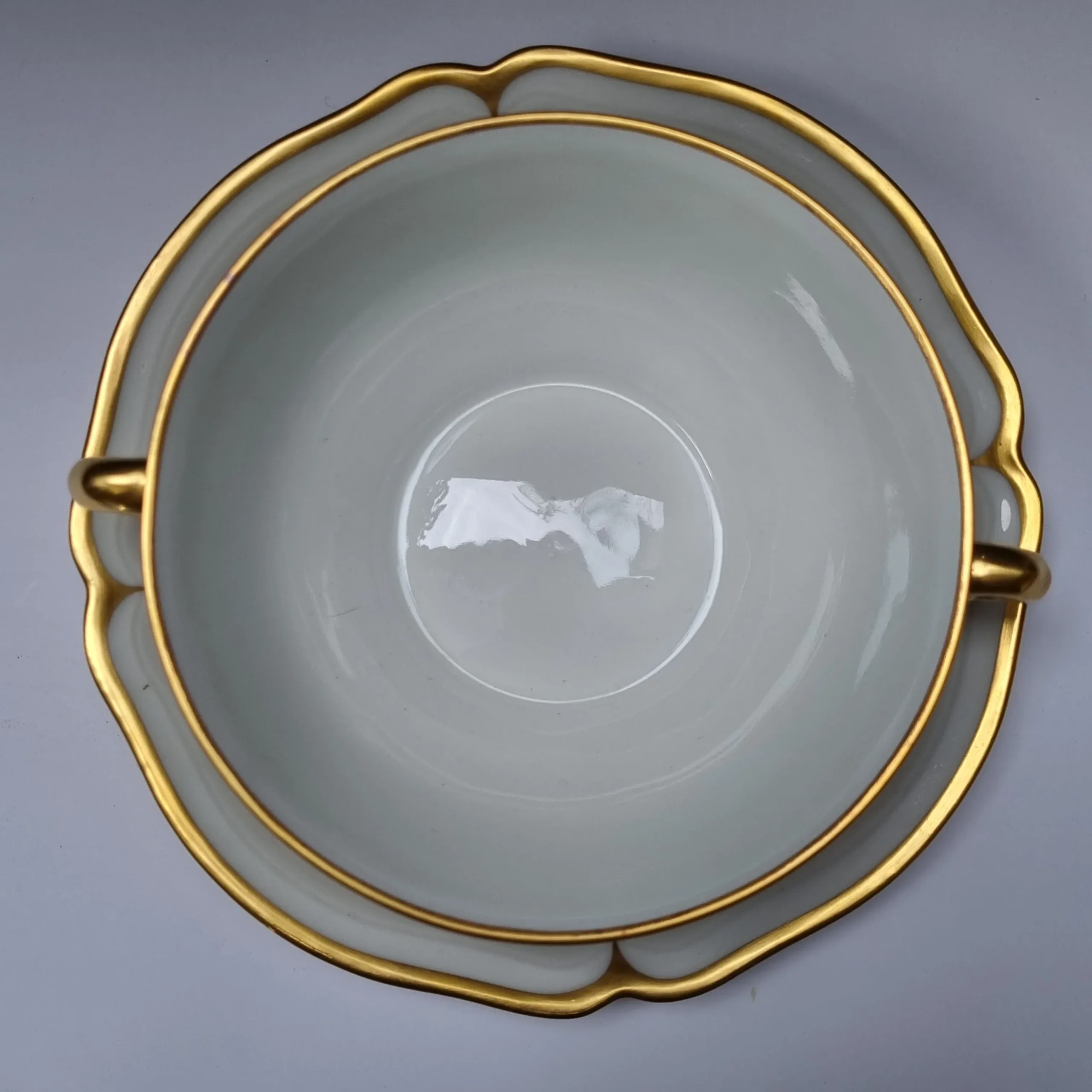 12 juegos de tazas de consomé de Limoges - Imagen 4