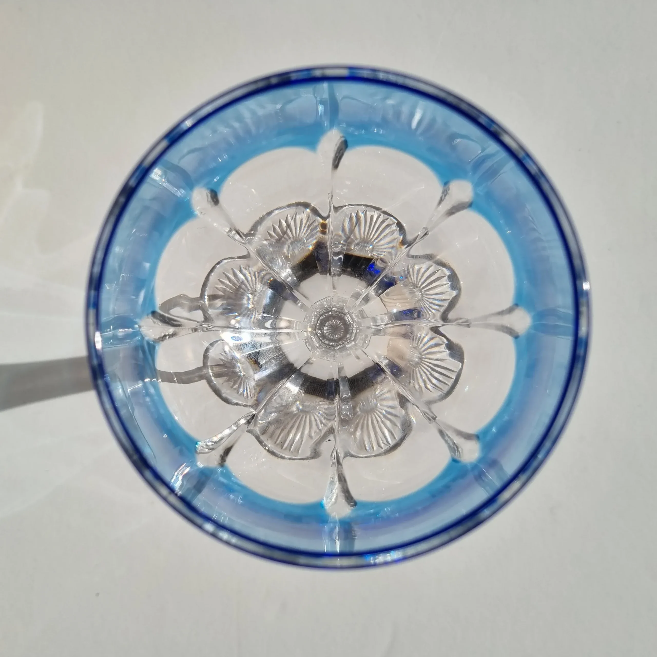 6 copas de vino, cristal azul, De Lamerie - Imagen 6