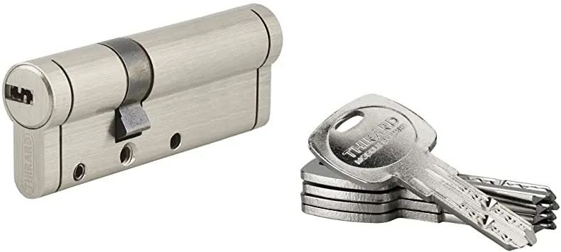 Bombin cilindro niquel seguridad Thirard Trafic 12 Antibumping - Imagen 2