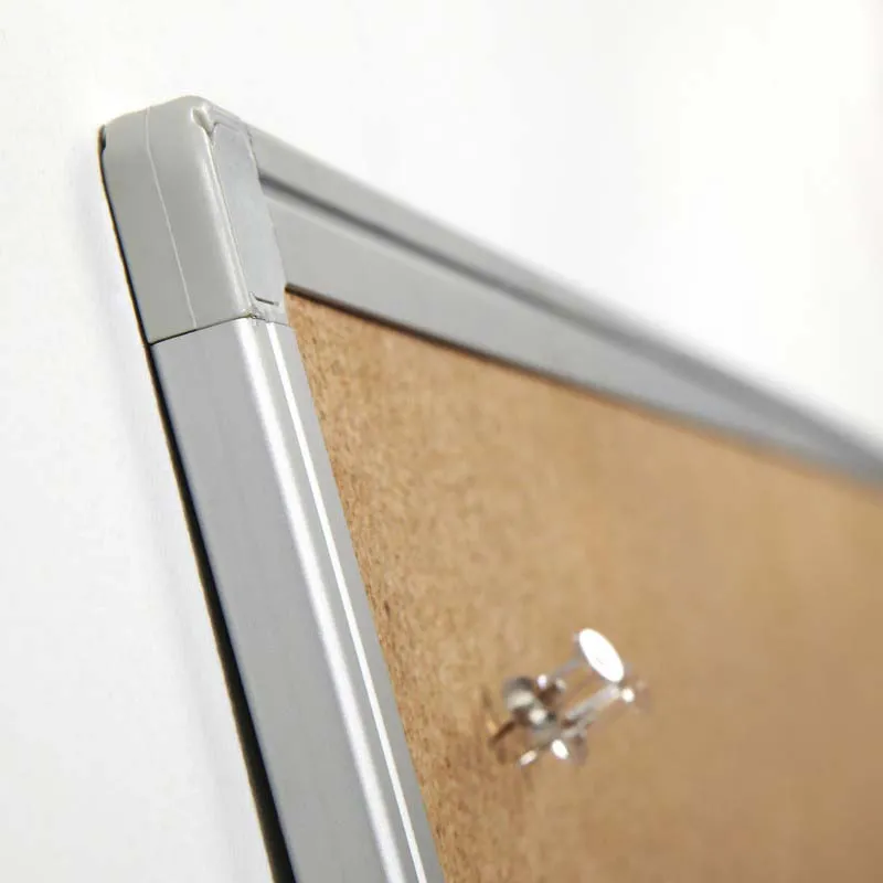 Tablero de anuncios BASIC Corcho Natural – Marco color Plata - Imagen 6