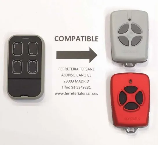 MANDO GARAJE AUTOCOPIA COMPATIBLE CON APRIMATIC MULTI ZAR