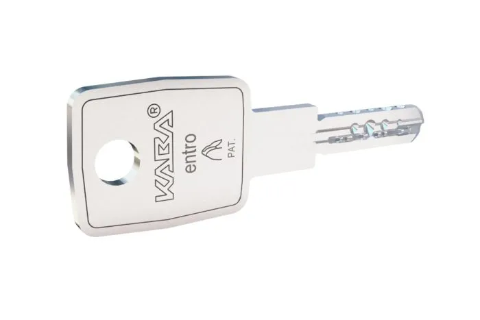 Bombin cilindro niquel seguridad Kaba Entro K91/DZ doble embrague - Imagen 3