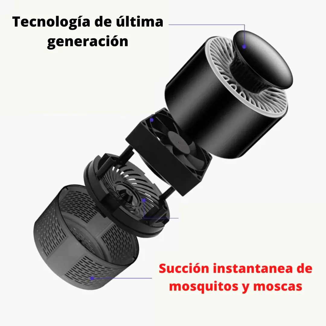 Lámpara para eliminar mosquitos - Apta para niños y mascotas - Imagen 5