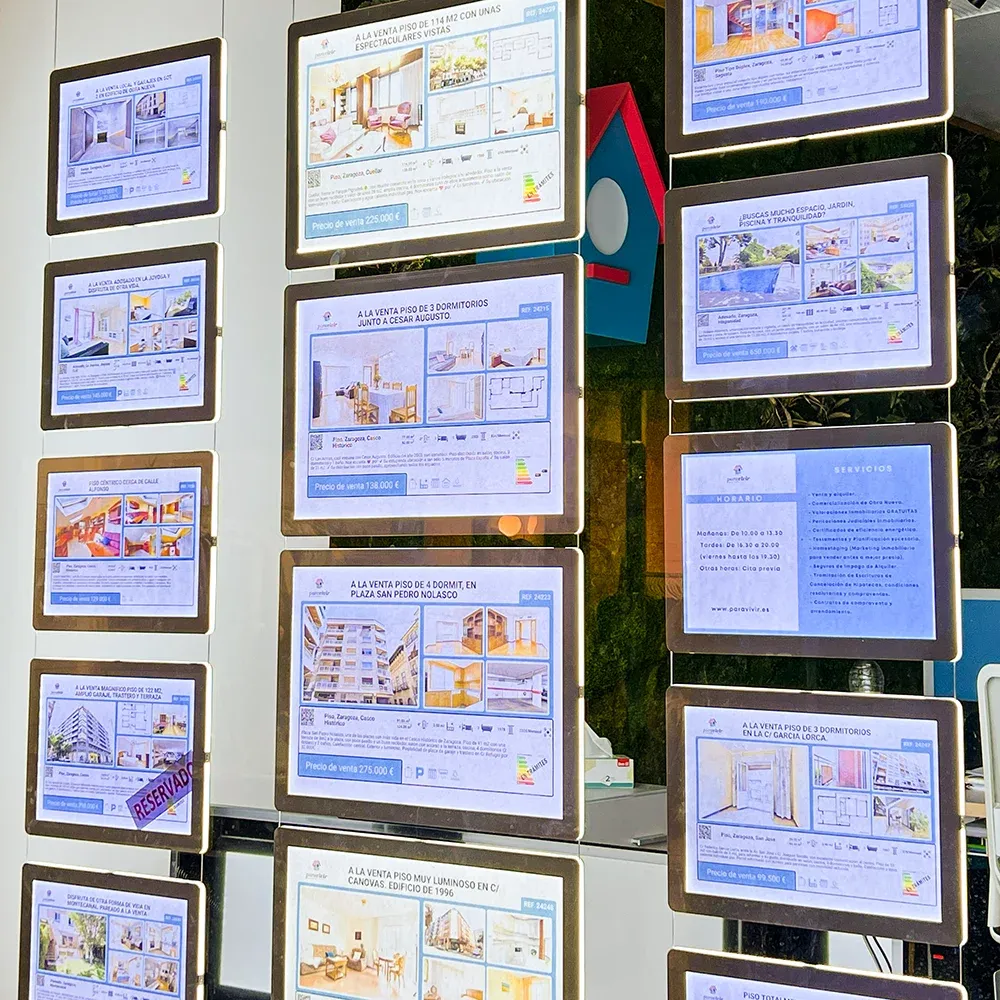 Carpetas LED para escaparate Pack MIX – DIN A4-A3 - Imagen 4