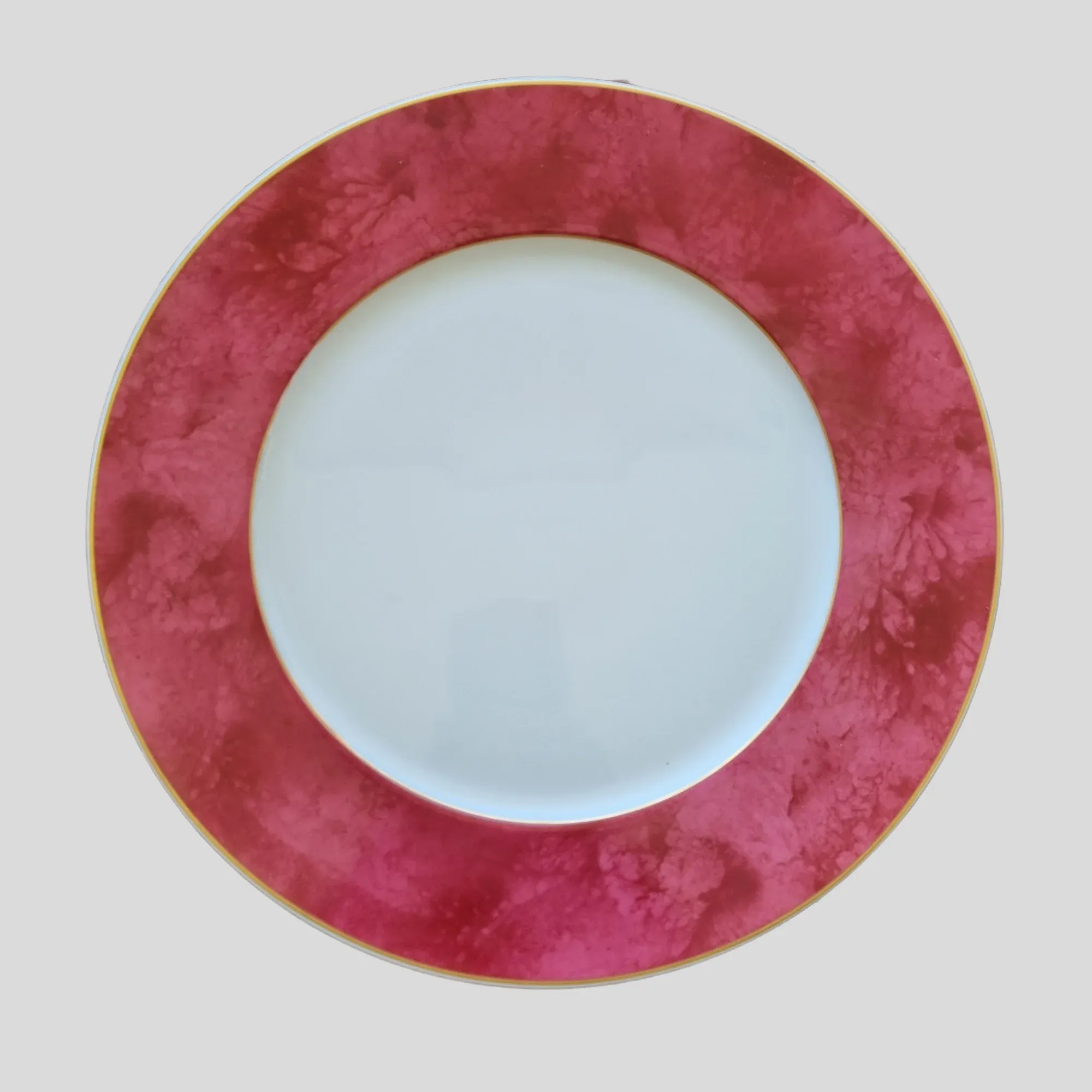 Set de 12 bajoplatos ala color fucsia efecto mármol