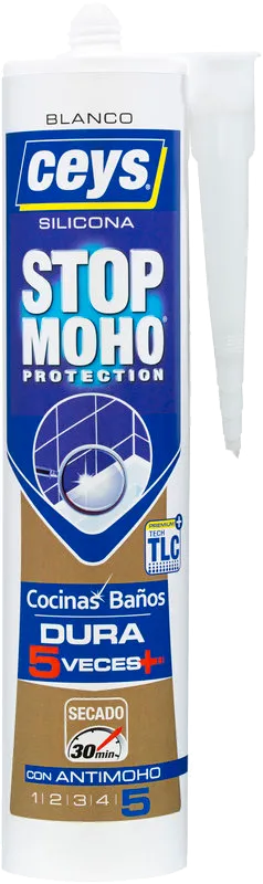 Adhesivo silicona Stopmoho cartucho Ceys