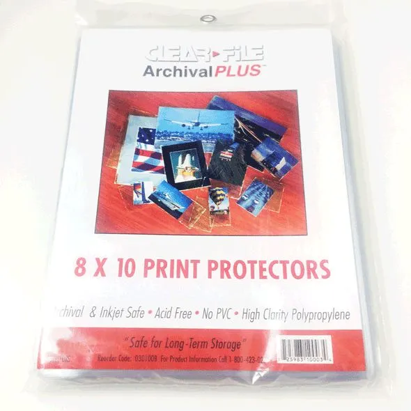 CLEARFILE fundas de polipropileno 8×10″/25 SIN PERF. - Imagen 2