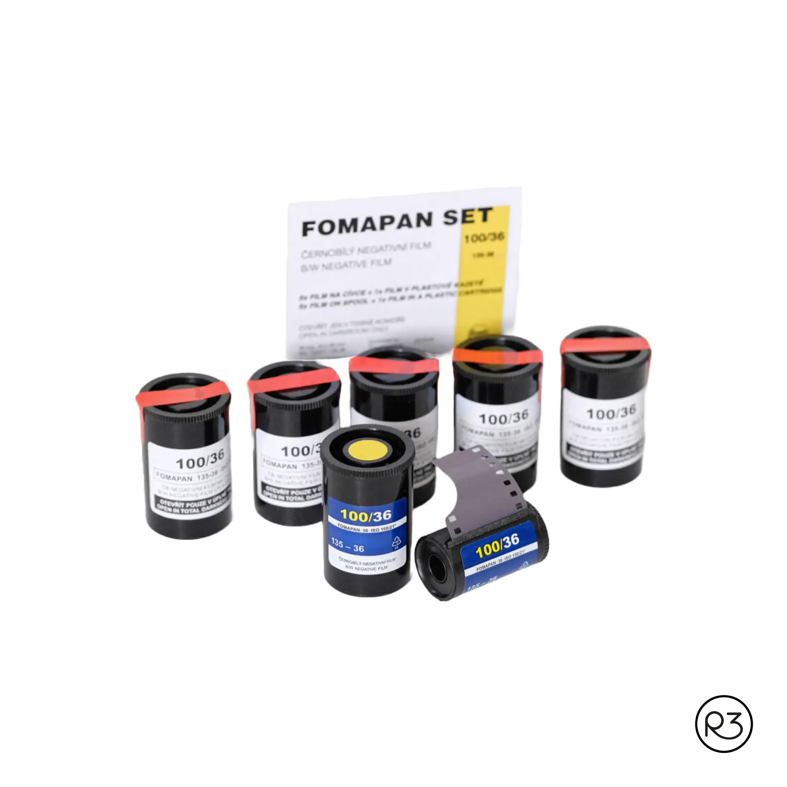 Fomapan 100 35mm pack recargable: 5 rollos en eje + 1 rollo en chasis - Imagen 2