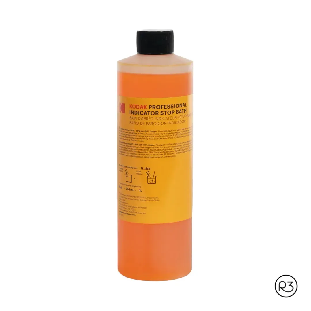 Kodak baño de paro con indicador 1 litro