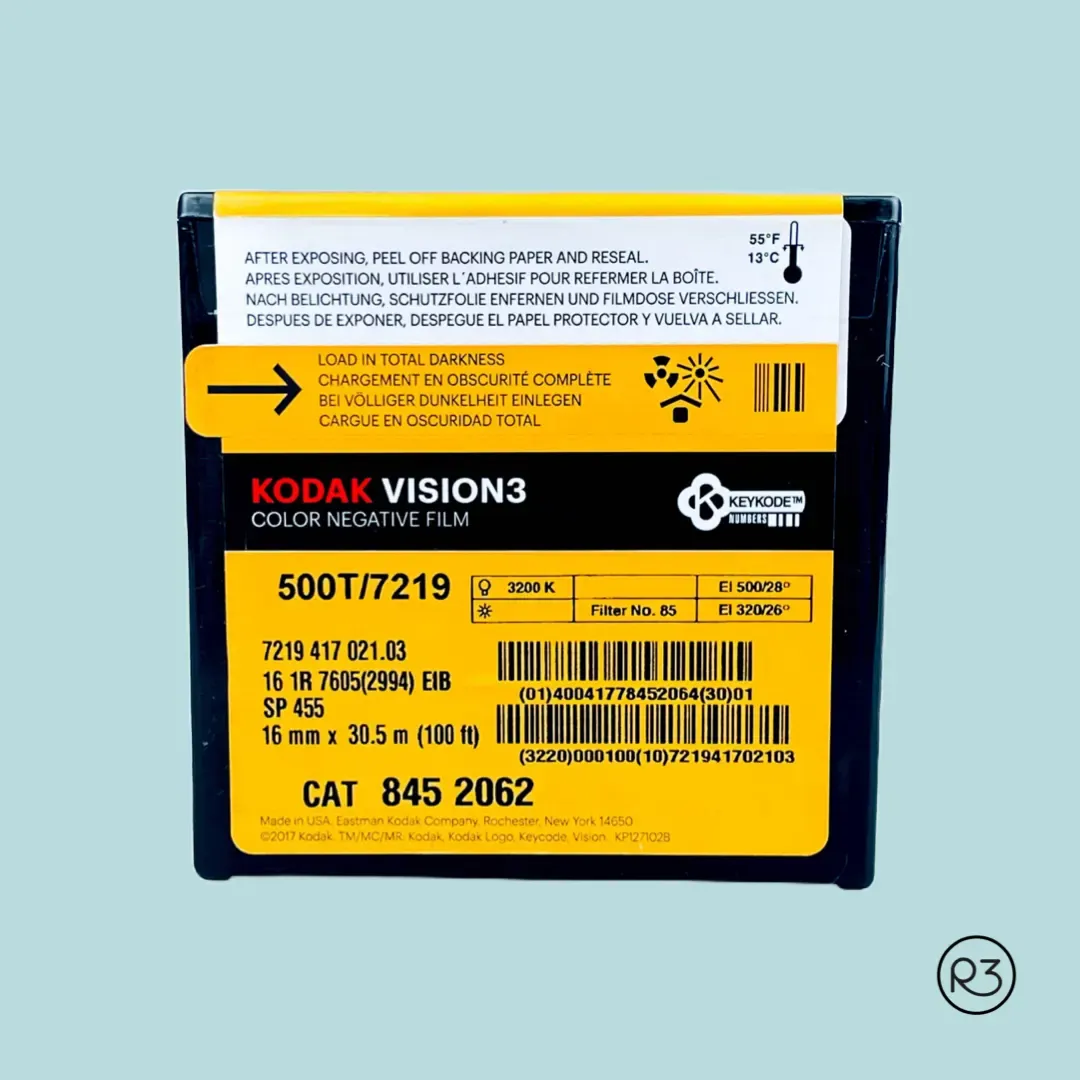 Kodak Vision 3 500T película negativa 16mm (30m)
