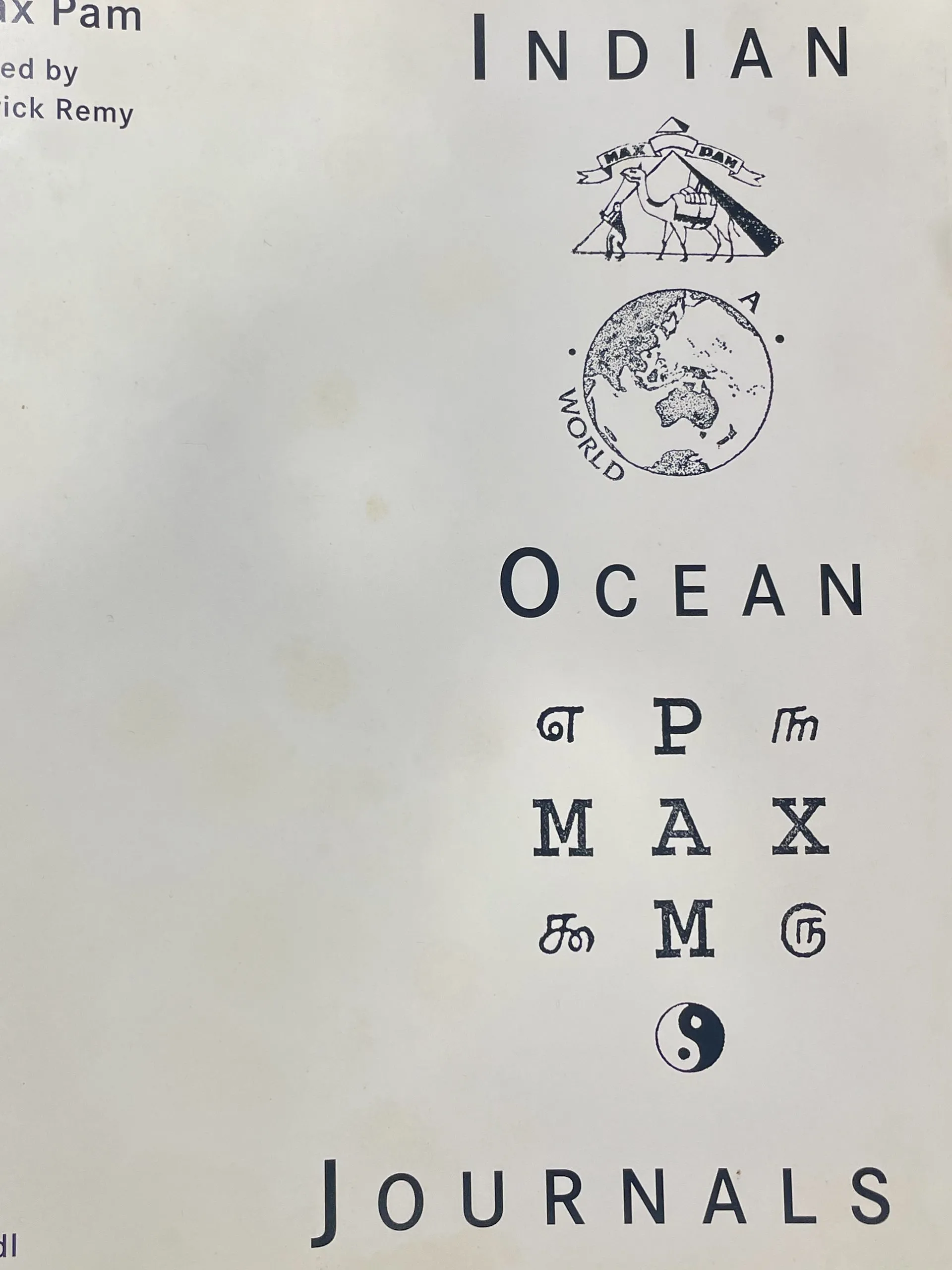 Max Pam «Indian Ocean Journals» libro de ocasión (tapa dura) - Imagen 4