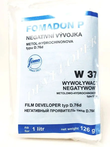 Fomadon P (W-37) revelador de película en polvo TIPO D-76 (1 litro)